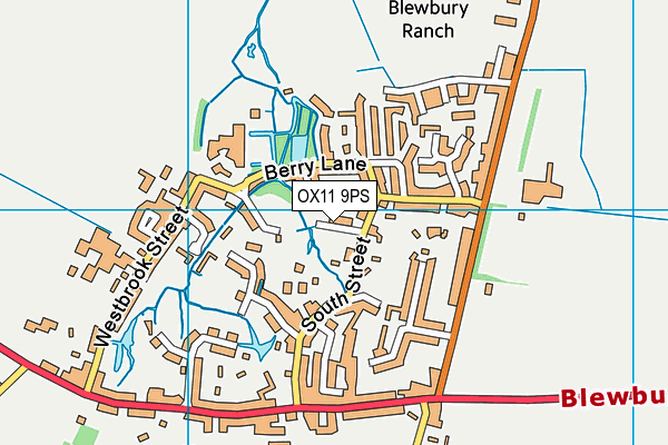 OX11 9PS map - OS VectorMap District (Ordnance Survey)