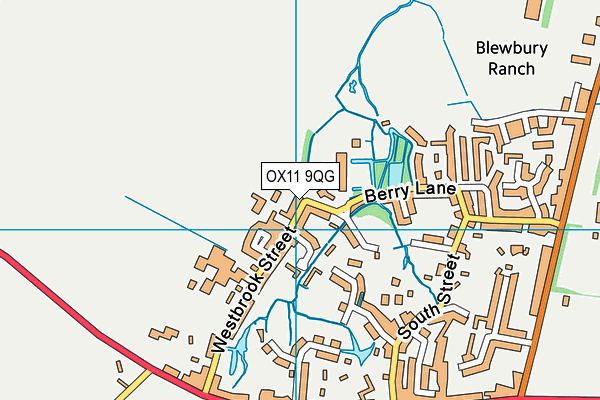 OX11 9QG map - OS VectorMap District (Ordnance Survey)