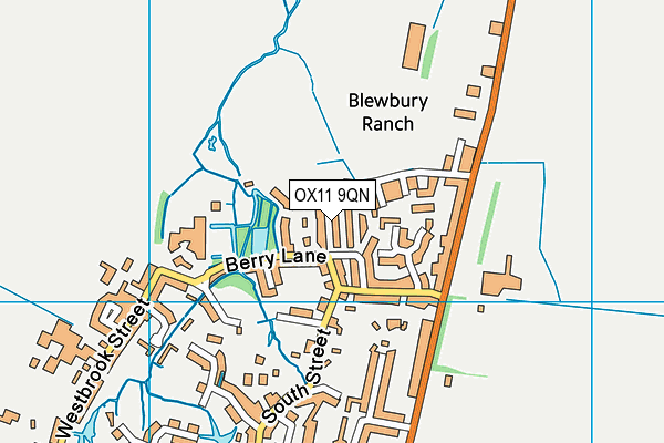 OX11 9QN map - OS VectorMap District (Ordnance Survey)