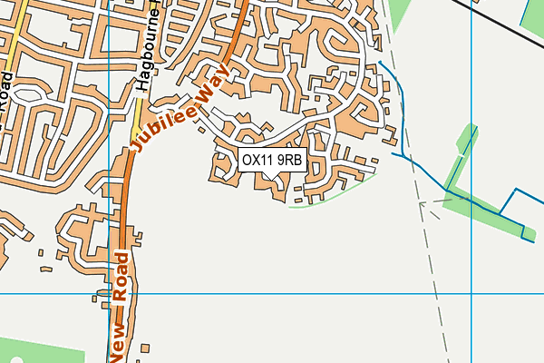 OX11 9RB map - OS VectorMap District (Ordnance Survey)