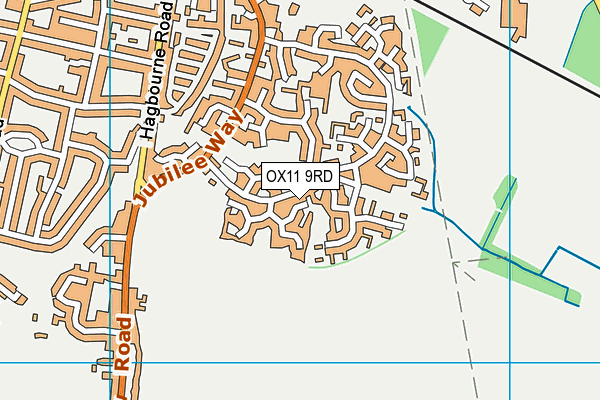 OX11 9RD map - OS VectorMap District (Ordnance Survey)