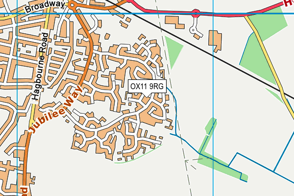 OX11 9RG map - OS VectorMap District (Ordnance Survey)
