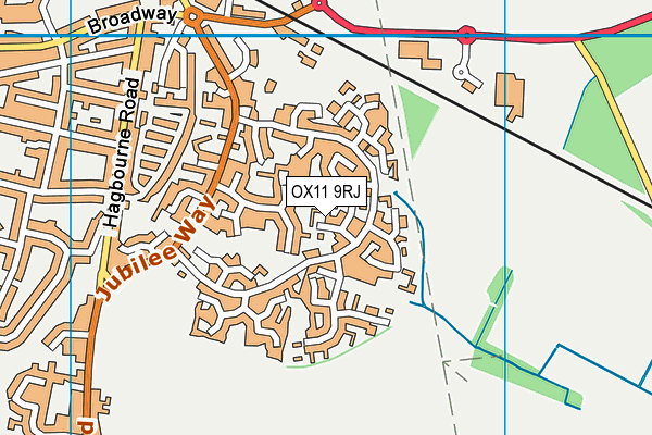 OX11 9RJ map - OS VectorMap District (Ordnance Survey)