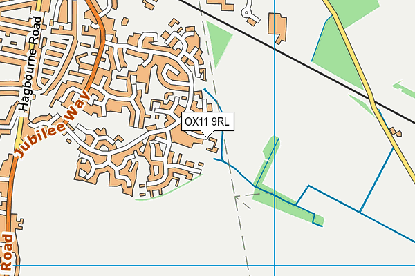 OX11 9RL map - OS VectorMap District (Ordnance Survey)