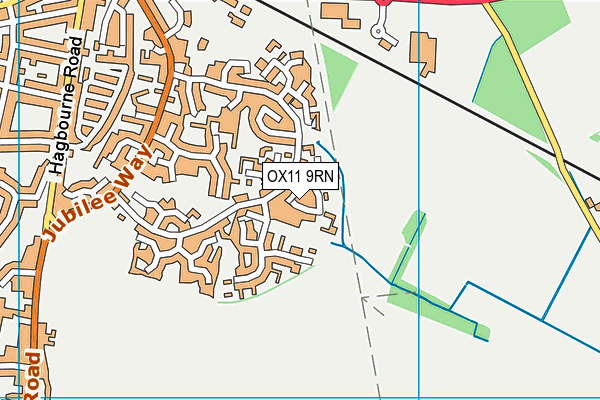 OX11 9RN map - OS VectorMap District (Ordnance Survey)
