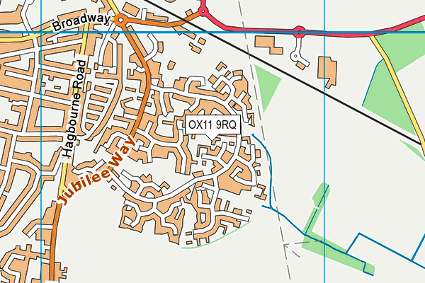 OX11 9RQ map - OS VectorMap District (Ordnance Survey)