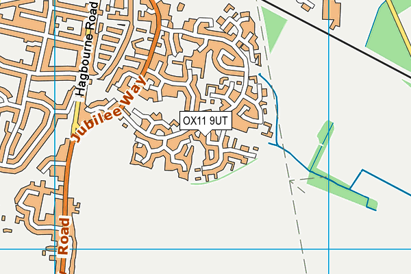 OX11 9UT map - OS VectorMap District (Ordnance Survey)
