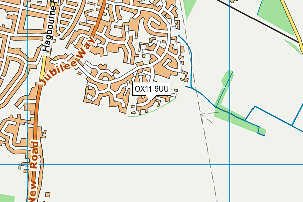 OX11 9UU map - OS VectorMap District (Ordnance Survey)