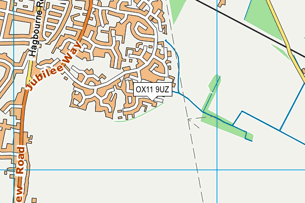 OX11 9UZ map - OS VectorMap District (Ordnance Survey)