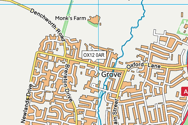 Map of THE OXFORD COFFEE COMPANY LIMITED at district scale