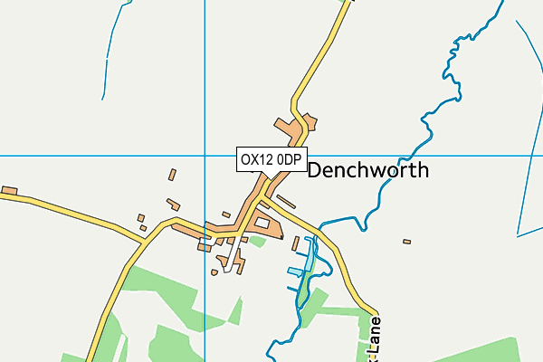 OX12 0DP map - OS VectorMap District (Ordnance Survey)