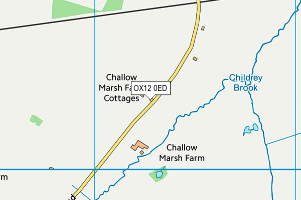 OX12 0ED map - OS VectorMap District (Ordnance Survey)