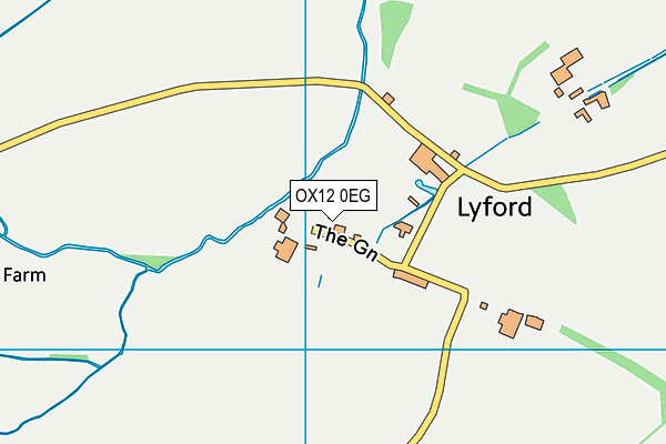 OX12 0EG map - OS VectorMap District (Ordnance Survey)