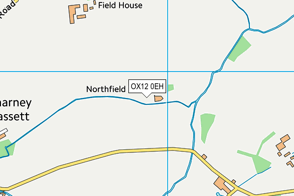 OX12 0EH map - OS VectorMap District (Ordnance Survey)