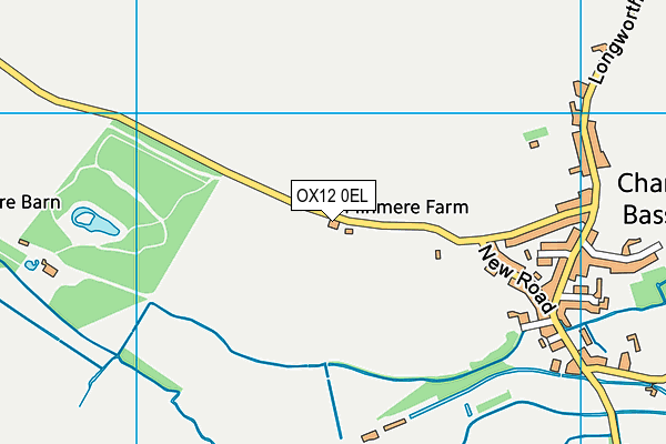 OX12 0EL map - OS VectorMap District (Ordnance Survey)