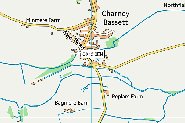 OX12 0EN map - OS VectorMap District (Ordnance Survey)