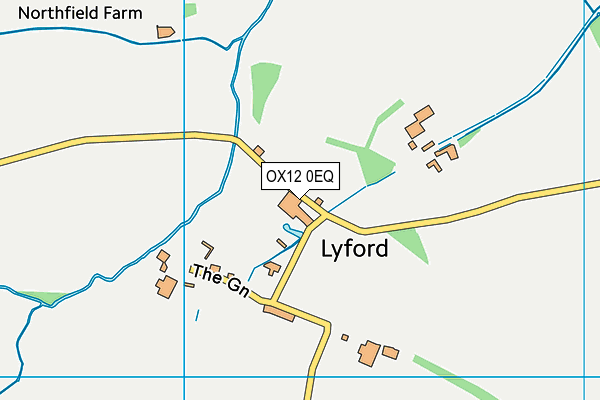 OX12 0EQ map - OS VectorMap District (Ordnance Survey)