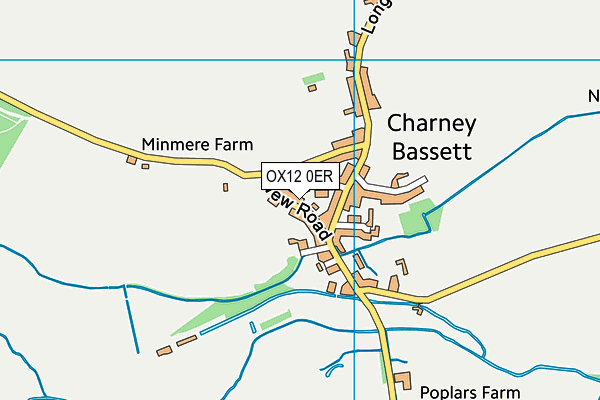 OX12 0ER map - OS VectorMap District (Ordnance Survey)