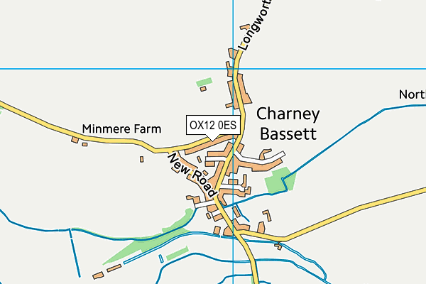 OX12 0ES map - OS VectorMap District (Ordnance Survey)