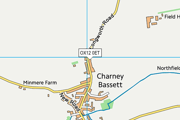 OX12 0ET map - OS VectorMap District (Ordnance Survey)