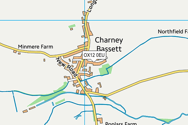 OX12 0EU map - OS VectorMap District (Ordnance Survey)