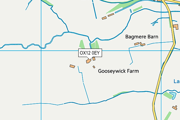 OX12 0EY map - OS VectorMap District (Ordnance Survey)