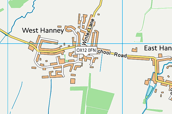 OX12 0FN map - OS VectorMap District (Ordnance Survey)