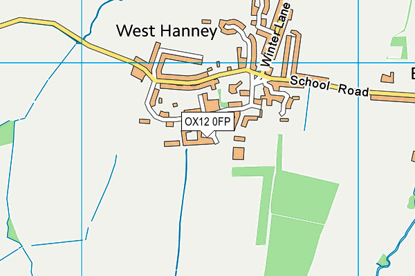 OX12 0FP map - OS VectorMap District (Ordnance Survey)