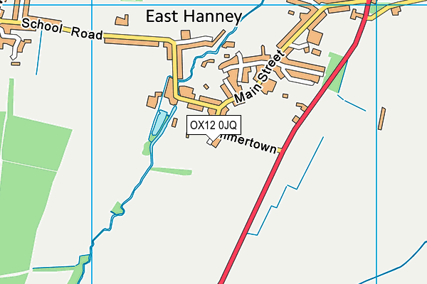 OX12 0JQ map - OS VectorMap District (Ordnance Survey)