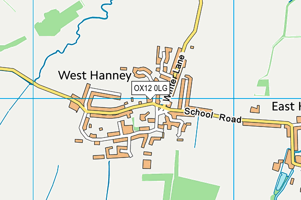 OX12 0LG map - OS VectorMap District (Ordnance Survey)