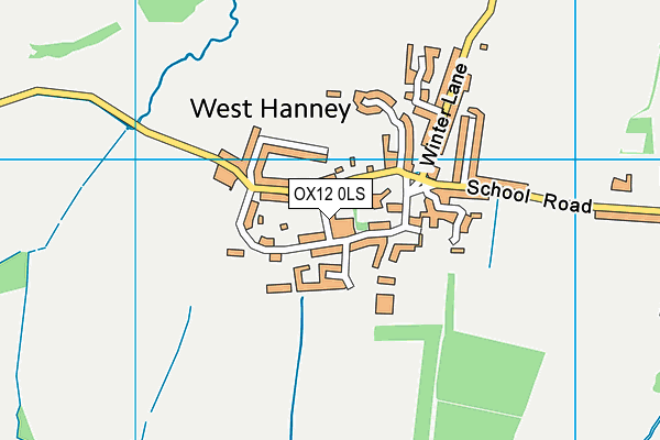 OX12 0LS map - OS VectorMap District (Ordnance Survey)