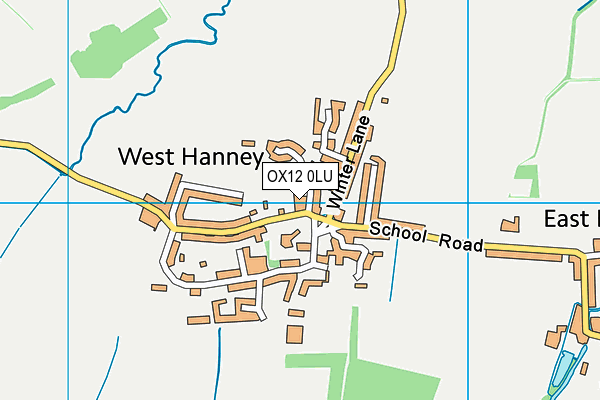 OX12 0LU map - OS VectorMap District (Ordnance Survey)