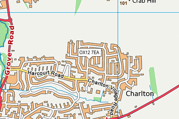 Map of THE HARTLAND PODIATRY CLINIC LIMITED at district scale