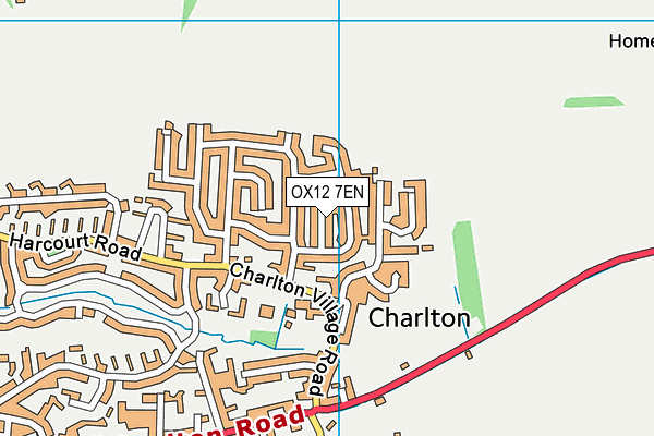 OX12 7EN map - OS VectorMap District (Ordnance Survey)