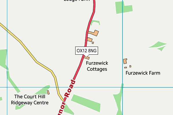 OX12 8NG map - OS VectorMap District (Ordnance Survey)