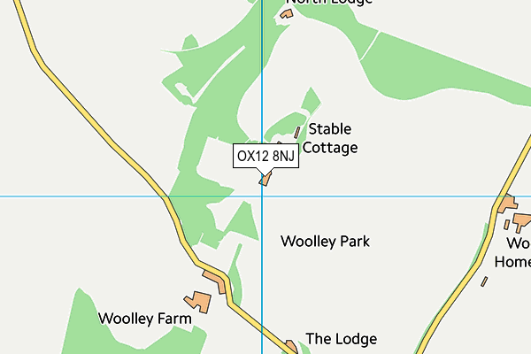 OX12 8NJ map - OS VectorMap District (Ordnance Survey)