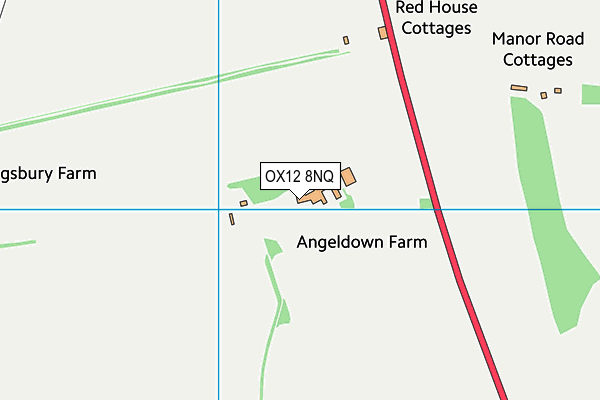 OX12 8NQ map - OS VectorMap District (Ordnance Survey)