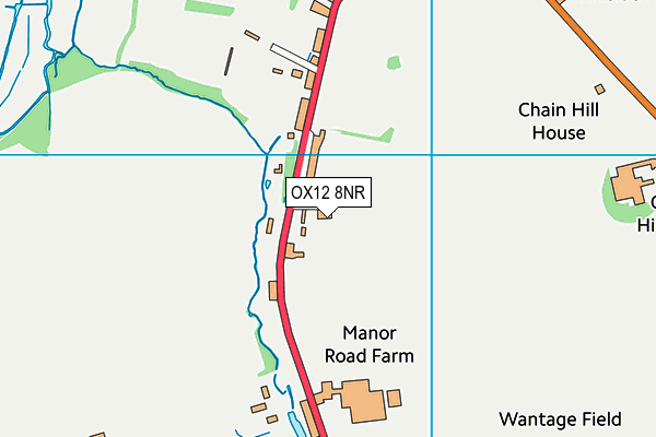 OX12 8NR map - OS VectorMap District (Ordnance Survey)