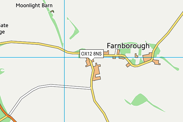 OX12 8NS map - OS VectorMap District (Ordnance Survey)