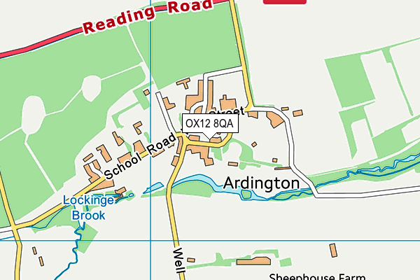 Map of ARDINGTON HOUSE LTD at district scale