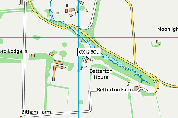 OX12 8QL map - OS VectorMap District (Ordnance Survey)