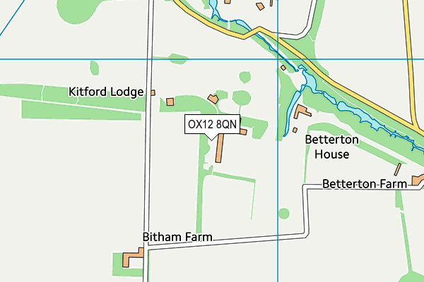 OX12 8QN map - OS VectorMap District (Ordnance Survey)