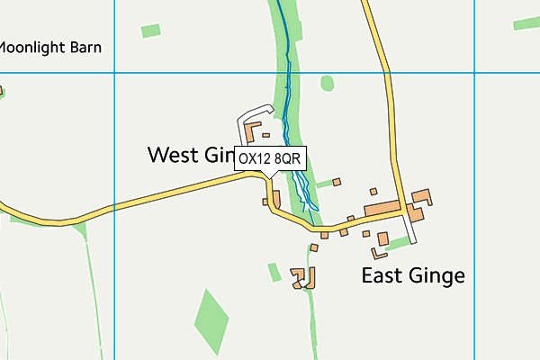 OX12 8QR map - OS VectorMap District (Ordnance Survey)