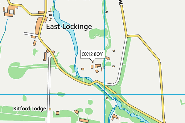 OX12 8QY map - OS VectorMap District (Ordnance Survey)