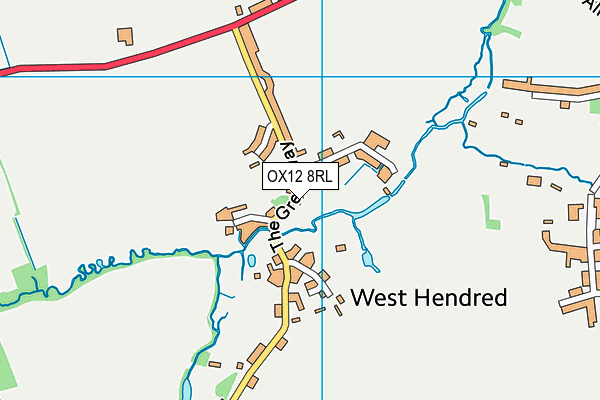 OX12 8RL map - OS VectorMap District (Ordnance Survey)