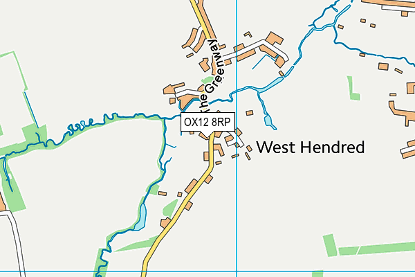 OX12 8RP map - OS VectorMap District (Ordnance Survey)