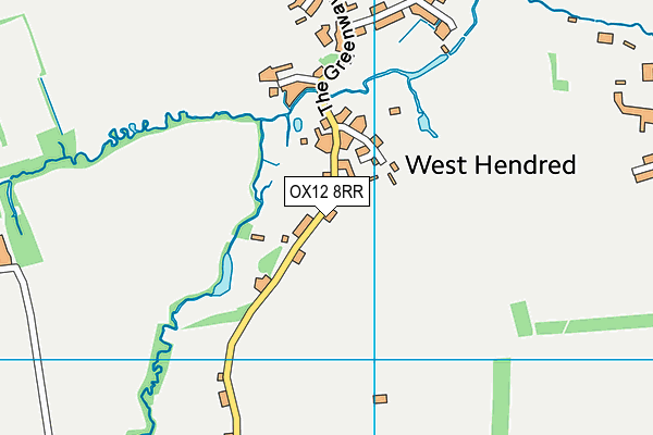 OX12 8RR map - OS VectorMap District (Ordnance Survey)