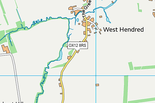 OX12 8RS map - OS VectorMap District (Ordnance Survey)