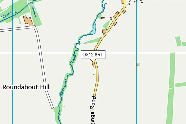 OX12 8RT map - OS VectorMap District (Ordnance Survey)