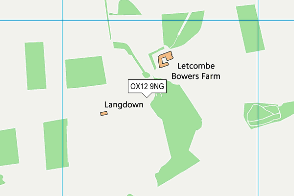 OX12 9NG map - OS VectorMap District (Ordnance Survey)